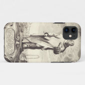 コローニャの聖ブルーノの古風な彫刻スタイルの芸術 Case-Mate iPhoneケース (裏面(横))
