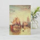 コローネ、夕べの汽船の到着(Cologne, the Arrival of a Packet Boa 招待状 (スタンド正面)