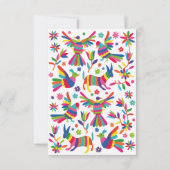 コローフルお富メキシ結婚コメニュー 案内状 (裏面)