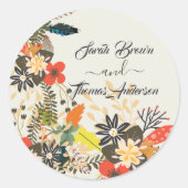 コローフルボホフローラ ラウンドシール (正面)