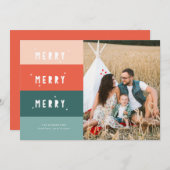 コローブロメリーックメリーMERYクリスマスカード シーズンカード (正面/裏面)