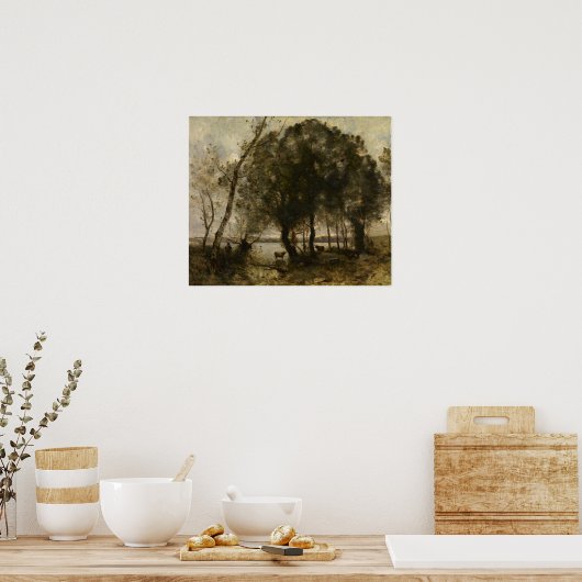 コロー湖 ポスター (キッチン)