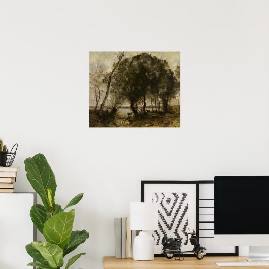 コロー湖 ポスター (ホームオフィス)