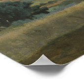 コロー – モルバン地域の小麦畑1842 ポスター (角)