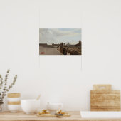 コロー – ローマA窓からの眺め1825 ポスター (キッチン)