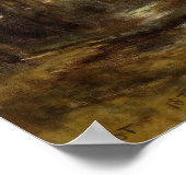 コロー – 木材の下 ポスター (角)