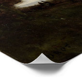 コロー – 風景1870 ポスター (角)