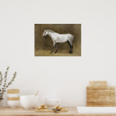 コロー – Apple Gray Horse ポスター (キッチン)