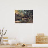 コロー – Civiita Castellana Torrent Under The Tree ポスター (キッチン)