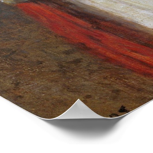 コロー – Gypsy With Mandolin ポスター (角)