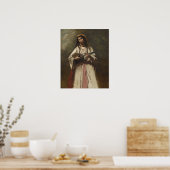 コロー – Gypsy With Mandolin ポスター (キッチン)