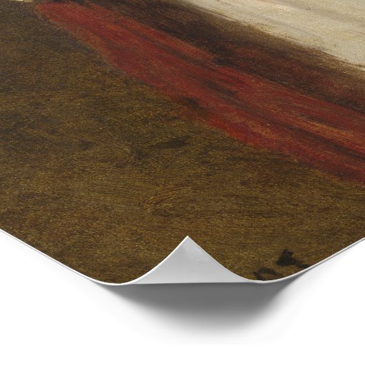 コロー – Gypsy With Mandolin ポスター (角)