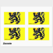 コロ市役所フランドル2013ステッカー 長方形シール (シート)