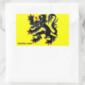 コロ市役所フランドル2013ステッカー 長方形シール (バッグ)