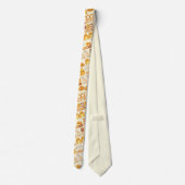 コワルスキーベーカリートリートパターンの行 ネクタイ (裏面)
