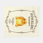 コワルスキーベーカリーニフラー フリースブランケット (正面(横))