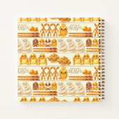 コワルスキーベーカリーローズオブトリッツパターン ノートブック (裏面)