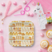 コワルスキーベーカリーローズオブトリッツパターン ペーパープレート (パーティー)