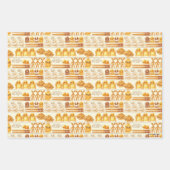 コワルスキーベーカリーローズオブトリッツパターン ラッピングペーパーシート (正面)