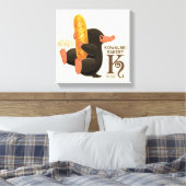 コワルスキーベーカリー – ニフラーとパン キャンバスプリント (インサイチュ (寝室))