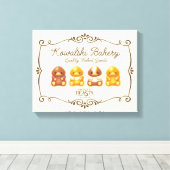 コワルスキーベーカリー-ベビーニフラーズ キャンバスプリント (インサイチュ (ウッドフロア))