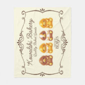 コワルスキーベーカリー-ベビーニフラーズ フリースブランケット (正面)