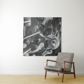 コンかわいらしバーチブルカーの女性 タペストリー (インサイチュ(横))