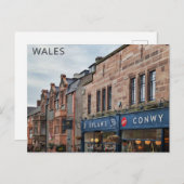コンウィウエールズウェルシュシティトラベル ポストカード (正面/裏面)
