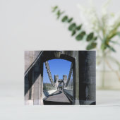 コンウィサスペンションブリッジコンウィノースウェールズ ポストカード (スタンド正面)