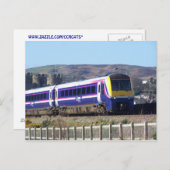 コンウィー列車 ポストカード (正面/裏面)