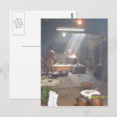 コンカニ料理 ポストカード (正面/裏面)