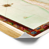 コンカルノーの地図 ポスター (角)