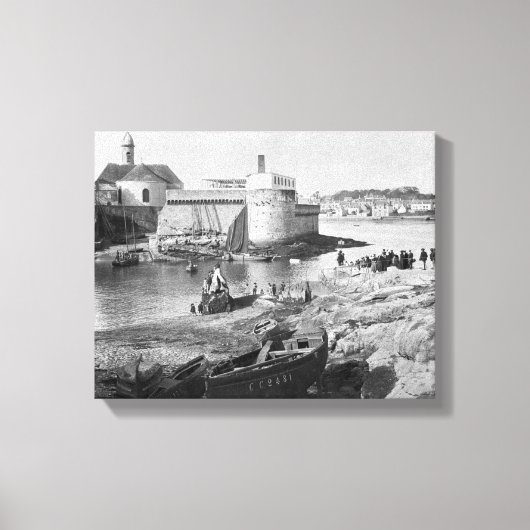 コンカルノー・ハーバー キャンバスプリント (正面)