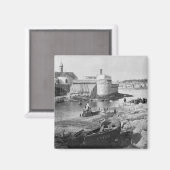 コンカルノー・ハーバー マグネット (正面/裏面)