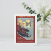 コンカルノー・フランスヴィンテージポスター1919 ポストカード (スタンド正面)