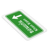 コンカーン前方⚠タイ高速道路交通標識⚠ マグネット (右側)