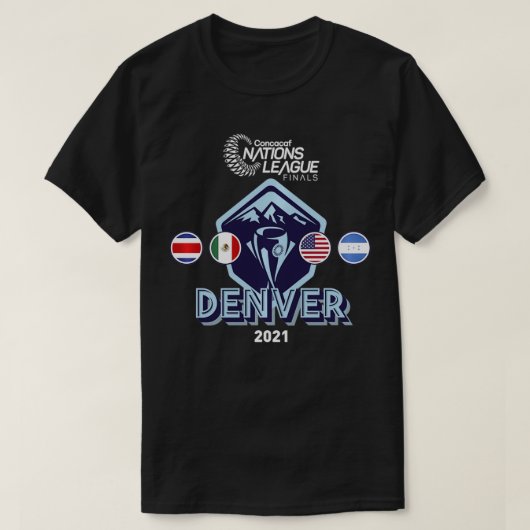 コンカafデンバー2021プルオーバー1 tシャツ (デザイン正面)