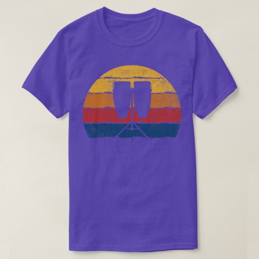 コンガスコンガドラムドラマー Tシャツ (デザイン正面)