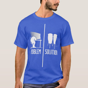 コンガス音楽楽器ドラムドラムコンガプレーヤー Tシャツ