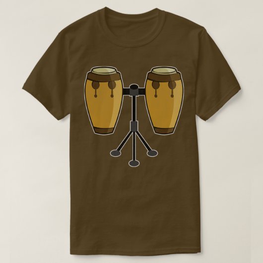 コンガドラム Tシャツ (デザイン正面)