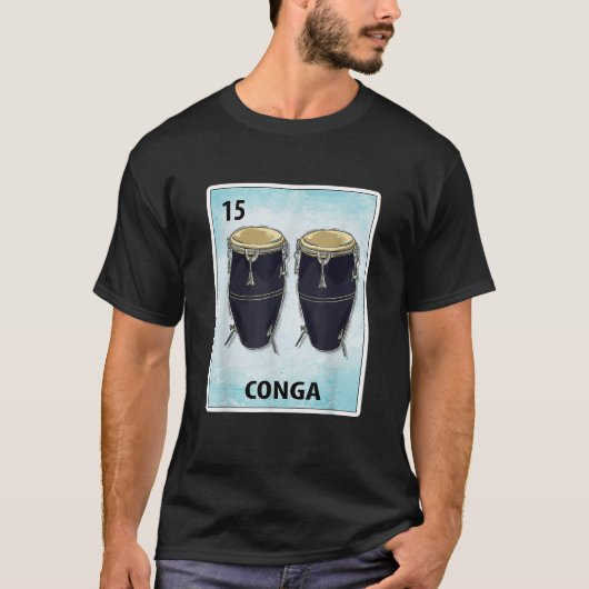 コンガメキシカンカードTシャツ Tシャツ (正面)