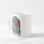 コンガリーナショナルパークサウスカロライナヴィンテージコフ コーヒーマグカップ (正面左)