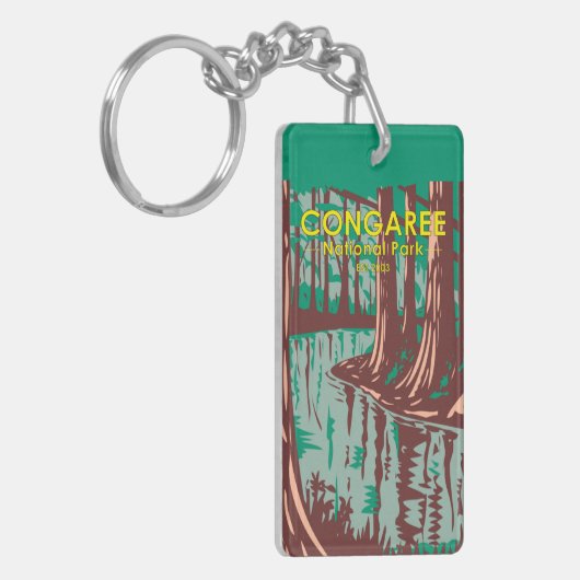 コンガリーナショナルパークサウスカロライナヴィンテージ キーホルダー (正面左)