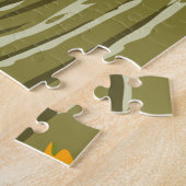 コンガリーナショナルパークサウスカロライナヴィンテージ ジグソーパズル (側面)