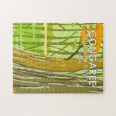 コンガリーナショナルパークサウスカロライナヴィンテージ ジグソーパズル (横)