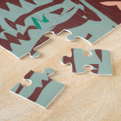 コンガリーナショナルパークサウスカロライナヴィンテージ ジグソーパズル (側面)