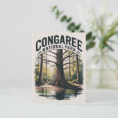 コンガリーナショナルパークサウスカロライナ原野 ポストカード (スタンド正面)