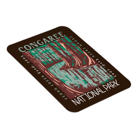 コンガリーナショナルパークシダークリークヴィンテージ マグネット (右側)