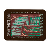 コンガリーナショナルパークシダークリークヴィンテージ マグネット (横)