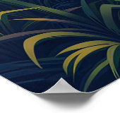 コンガリーナショナルパークスワンプサウスカロライナレトロ ポスター (角)